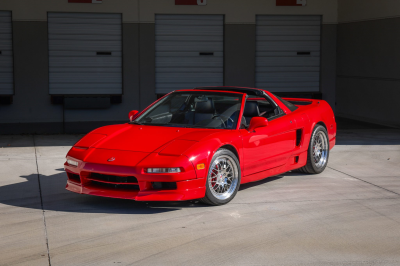 1996 Acura NSX in Formula Red over Black