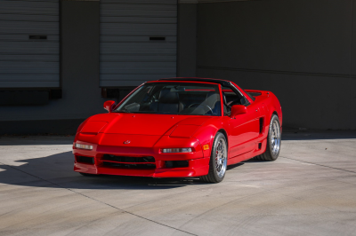 1996 Acura NSX in Formula Red over Black