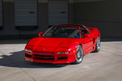 1996 Acura NSX in Formula Red over Black