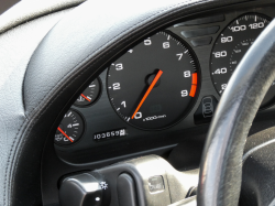 1993 Acura NSX in Formula Red over Black