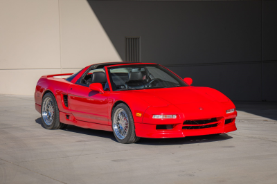 1996 Acura NSX in Formula Red over Black
