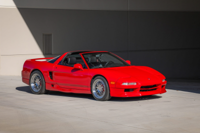 1996 Acura NSX in Formula Red over Black