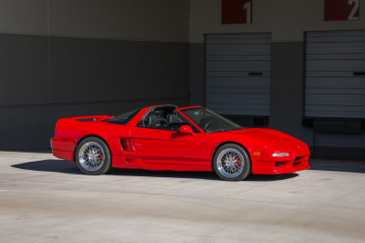 1996 Acura NSX in Formula Red over Black