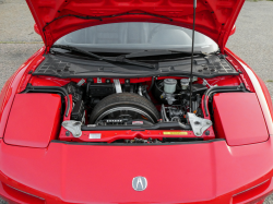 1993 Acura NSX in Formula Red over Black