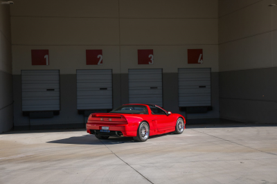 1996 Acura NSX in Formula Red over Black