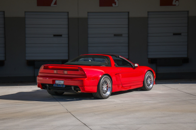 1996 Acura NSX in Formula Red over Black