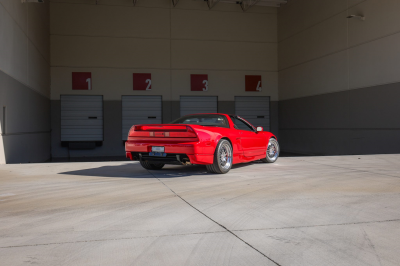 1996 Acura NSX in Formula Red over Black