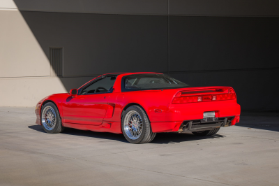 1996 Acura NSX in Formula Red over Black