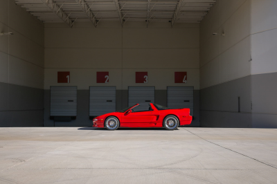 1996 Acura NSX in Formula Red over Black
