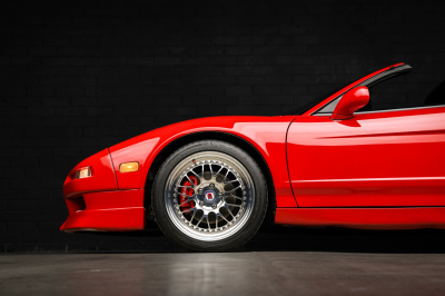 1996 Acura NSX in Formula Red over Black