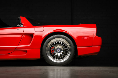 1996 Acura NSX in Formula Red over Black