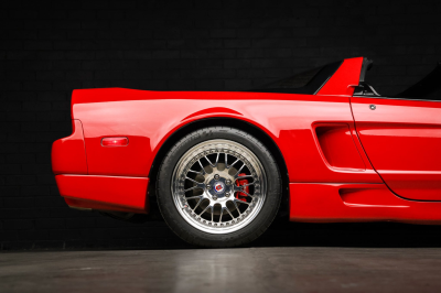 1996 Acura NSX in Formula Red over Black