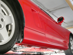 1993 Acura NSX in Formula Red over Black