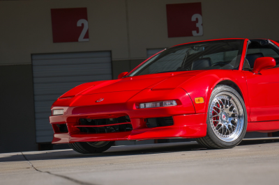 1996 Acura NSX in Formula Red over Black