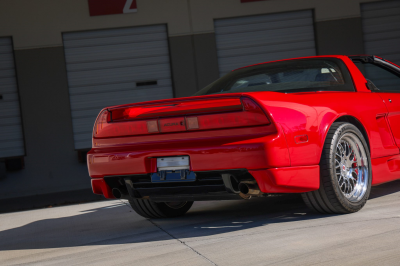 1996 Acura NSX in Formula Red over Black