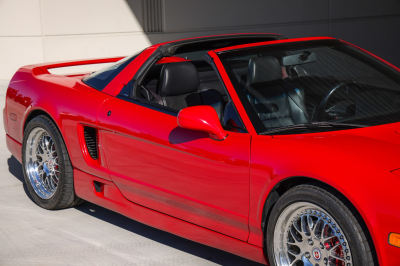 1996 Acura NSX in Formula Red over Black