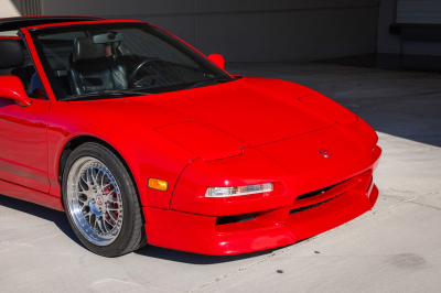 1996 Acura NSX in Formula Red over Black