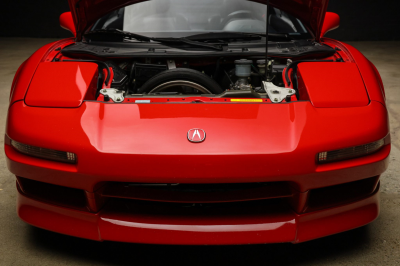 1996 Acura NSX in Formula Red over Black