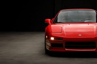 1996 Acura NSX in Formula Red over Black