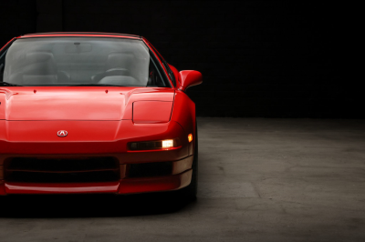 1996 Acura NSX in Formula Red over Black