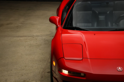1996 Acura NSX in Formula Red over Black