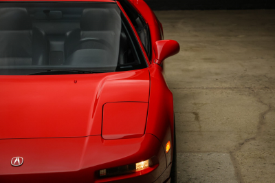 1996 Acura NSX in Formula Red over Black
