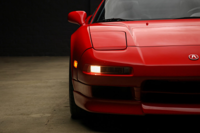1996 Acura NSX in Formula Red over Black
