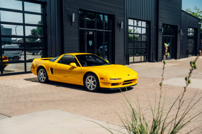 2000 Acura NSX in Spa Yellow over Black