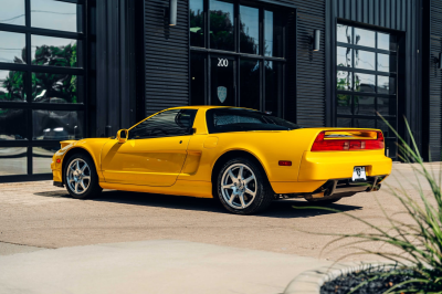 2000 Acura NSX in Spa Yellow over Black