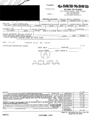 2000 Acura NSX in Spa Yellow over Black