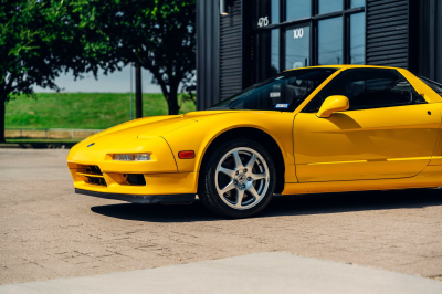 2000 Acura NSX in Spa Yellow over Black