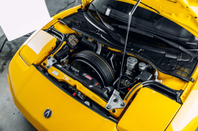 2000 Acura NSX in Spa Yellow over Black