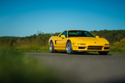 1997 Acura NSX in Spa Yellow over Black