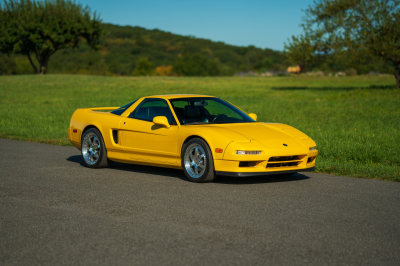 1997 Acura NSX in Spa Yellow over Black
