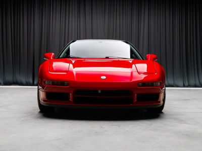1991 Acura NSX in Formula Red over Black