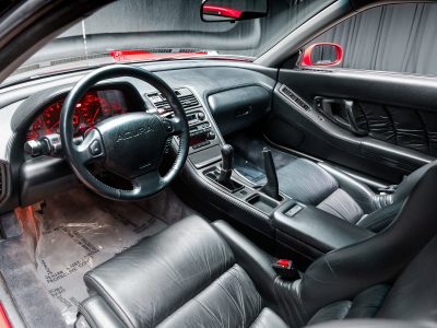1991 Acura NSX in Formula Red over Black