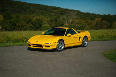 1997 Acura NSX in Spa Yellow over Black