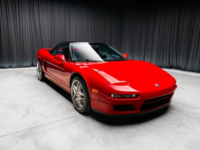 1991 Acura NSX in Formula Red over Black