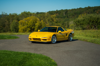1997 Acura NSX in Spa Yellow over Black