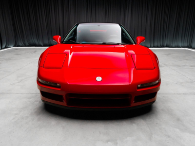 1991 Acura NSX in Formula Red over Black