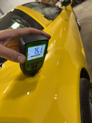 1997 Acura NSX in Spa Yellow over Black
