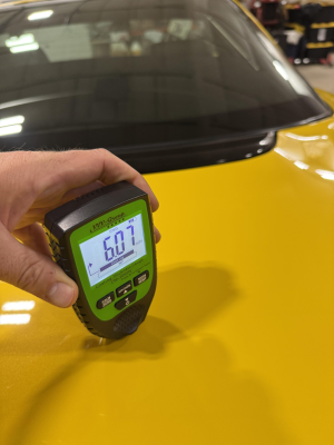 1997 Acura NSX in Spa Yellow over Black