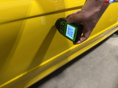 1997 Acura NSX in Spa Yellow over Black