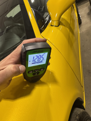 1997 Acura NSX in Spa Yellow over Black