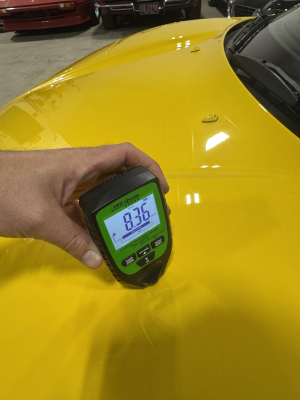 1997 Acura NSX in Spa Yellow over Black