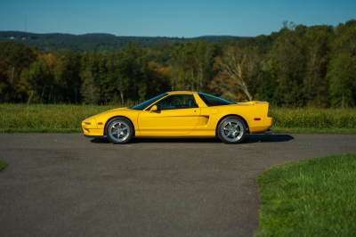 1997 Acura NSX in Spa Yellow over Black