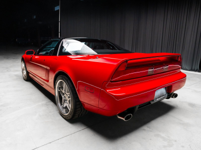 1991 Acura NSX in Formula Red over Black