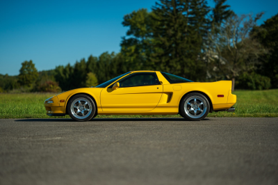 1997 Acura NSX in Spa Yellow over Black