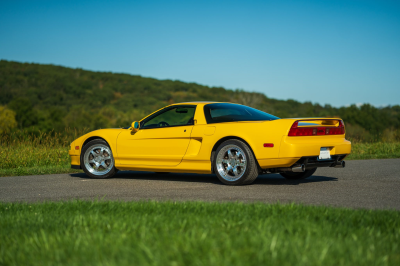 1997 Acura NSX in Spa Yellow over Black