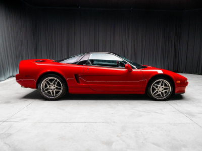 1991 Acura NSX in Formula Red over Black